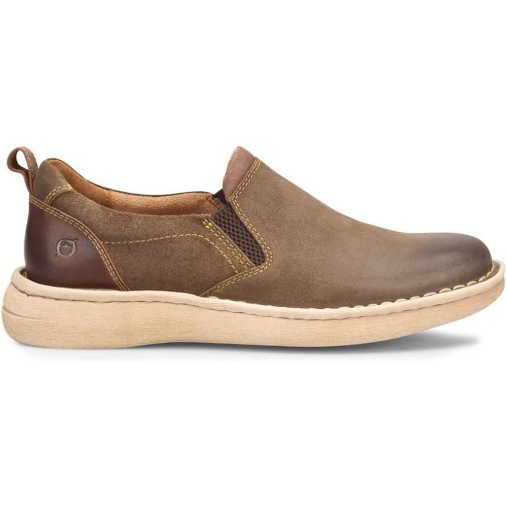 NEW Børn Dalton Slip-On Shoes Men’s Size 8 Taupe Distressed BM0015817